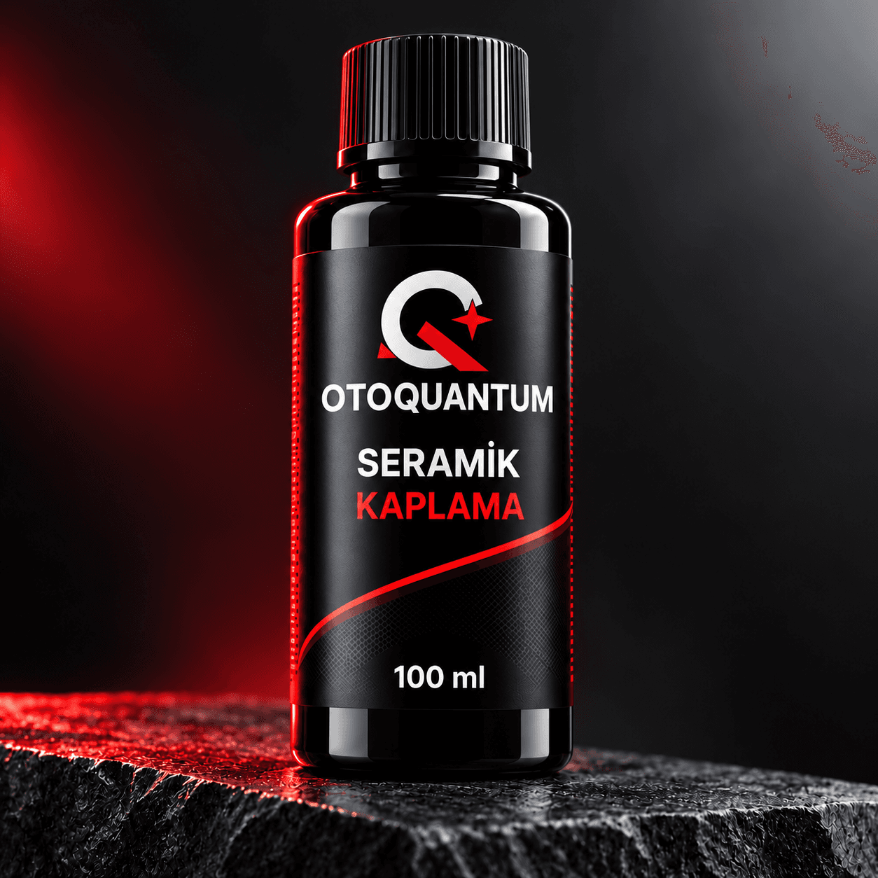 Yeni Q amblemli 100 ml OtoQuantum seramik kaplama